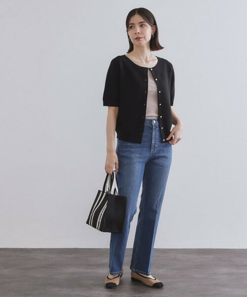 OPAQUE.CLIP / オペーク ドット クリップ カーディガン・ボレロ | ガーダーニットカーディガン【UVケア/洗濯機洗い可】 | 詳細2