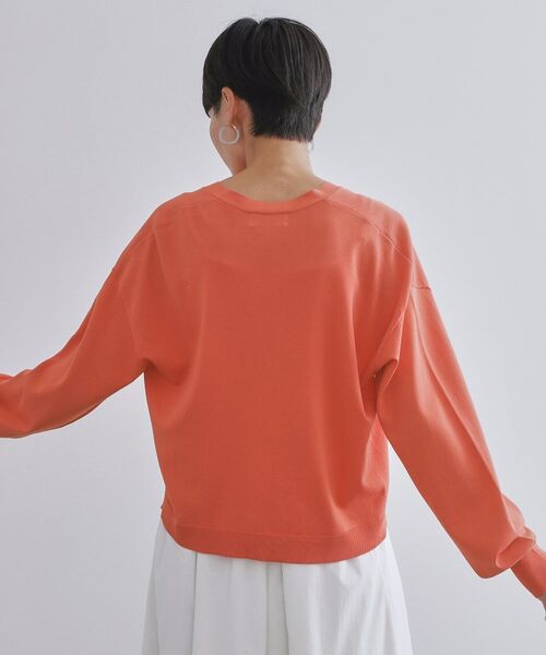 OPAQUE.CLIP / オペーク ドット クリップ カーディガン・ボレロ | リラクシーVネックニットカーディガン【UVケア/接触冷感/洗濯機洗い可/抗ピル】 | 詳細15