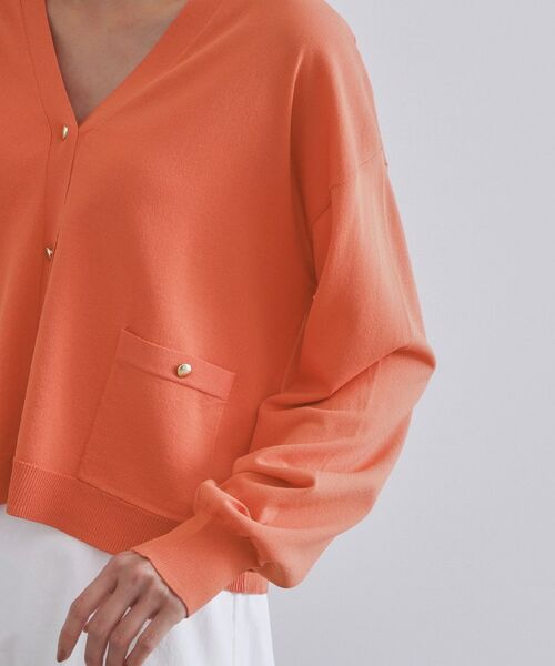 OPAQUE.CLIP / オペーク ドット クリップ カーディガン・ボレロ | リラクシーVネックニットカーディガン【UVケア/接触冷感/洗濯機洗い可/抗ピル】 | 詳細17