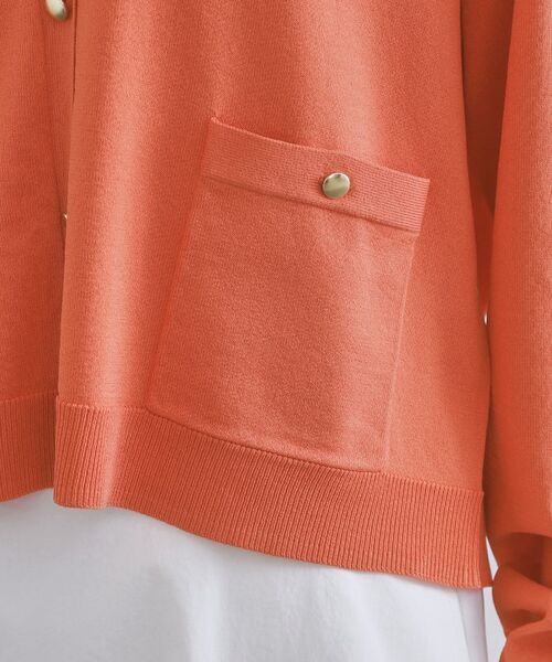 OPAQUE.CLIP / オペーク ドット クリップ カーディガン・ボレロ | リラクシーVネックニットカーディガン【UVケア/接触冷感/洗濯機洗い可/抗ピル】 | 詳細19