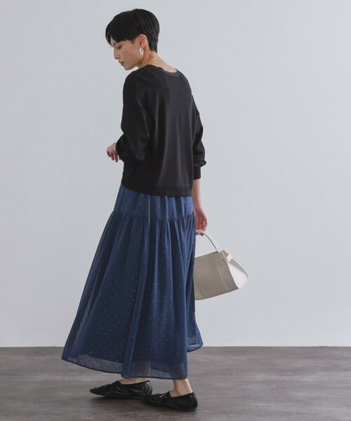 OPAQUE.CLIP / オペーク ドット クリップ カーディガン・ボレロ | リラクシーVネックニットカーディガン【UVケア/接触冷感/洗濯機洗い可/抗ピル】 | 詳細7