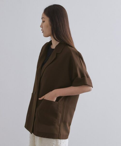 OPAQUE.CLIP / オペーク ドット クリップ テーラードジャケット | メッシュテーラードジャケット【洗濯機洗い可】 | 詳細10