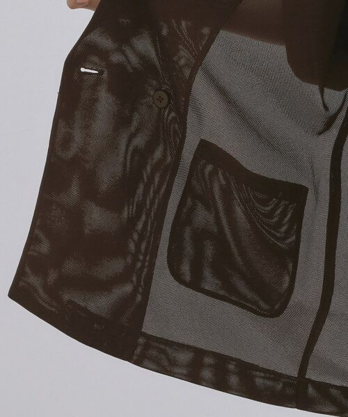 OPAQUE.CLIP / オペーク ドット クリップ テーラードジャケット | メッシュテーラードジャケット【洗濯機洗い可】 | 詳細16