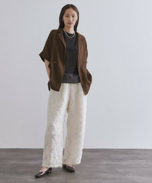 OPAQUE.CLIP / オペーク ドット クリップ テーラードジャケット | メッシュテーラードジャケット【洗濯機洗い可】 | 詳細6