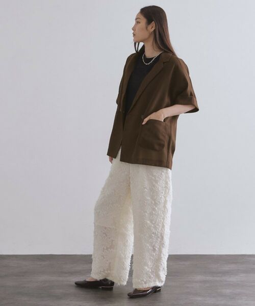 OPAQUE.CLIP / オペーク ドット クリップ テーラードジャケット | メッシュテーラードジャケット【洗濯機洗い可】 | 詳細7