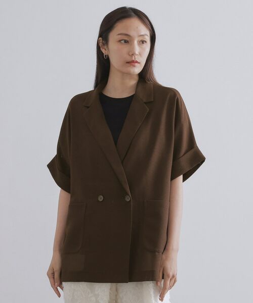 OPAQUE.CLIP / オペーク ドット クリップ テーラードジャケット | メッシュテーラードジャケット【洗濯機洗い可】 | 詳細9