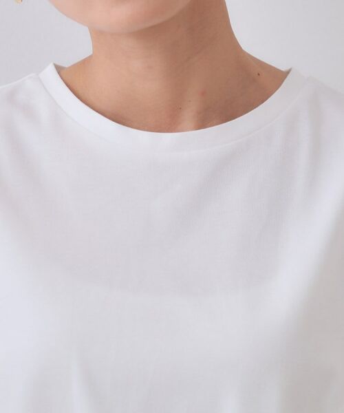 OPAQUE.CLIP / オペーク ドット クリップ ロング・マキシ丈ワンピース | 配色サッカードッキングワンピース【洗濯機洗い可】 | 詳細15