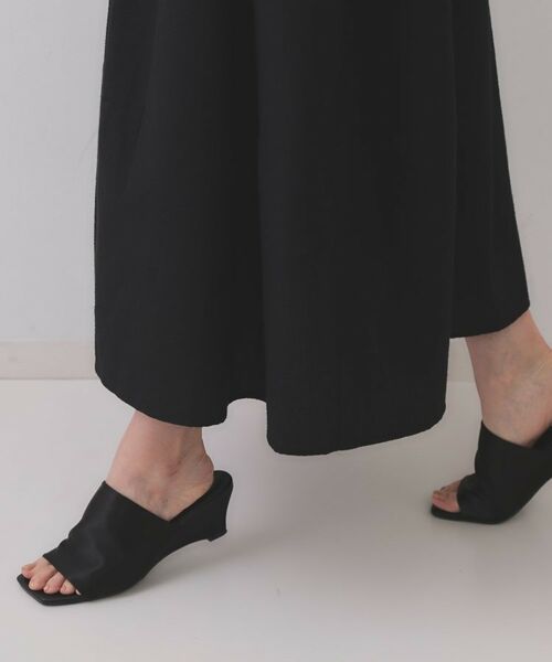 OPAQUE.CLIP / オペーク ドット クリップ ロング・マキシ丈ワンピース | 配色サッカードッキングワンピース【洗濯機洗い可】 | 詳細20