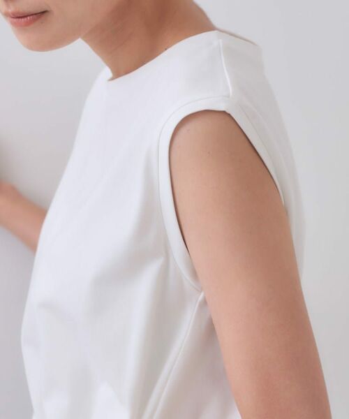 OPAQUE.CLIP / オペーク ドット クリップ ロング・マキシ丈ワンピース | 配色サッカードッキングワンピース【洗濯機洗い可】 | 詳細26