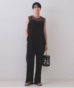 OPAQUE.CLIP / オペーク ドット クリップ サロペット・オールインワン | 《STORY掲載》サイドオープンカットサロペット【洗える】