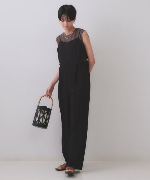 OPAQUE.CLIP / オペーク ドット クリップ サロペット・オールインワン | 《STORY掲載》サイドオープンカットサロペット【洗える】 | 詳細1