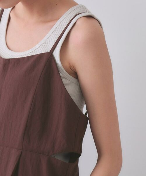 OPAQUE.CLIP / オペーク ドット クリップ サロペット・オールインワン | 《STORY掲載》サイドオープンカットサロペット【洗える】 | 詳細14