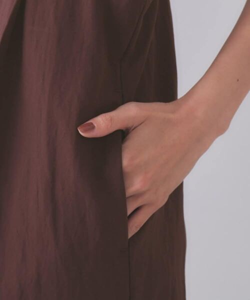 OPAQUE.CLIP / オペーク ドット クリップ サロペット・オールインワン | 《STORY掲載》サイドオープンカットサロペット【洗える】 | 詳細15