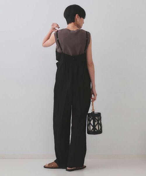 OPAQUE.CLIP / オペーク ドット クリップ サロペット・オールインワン | 《STORY掲載》サイドオープンカットサロペット【洗える】 | 詳細3