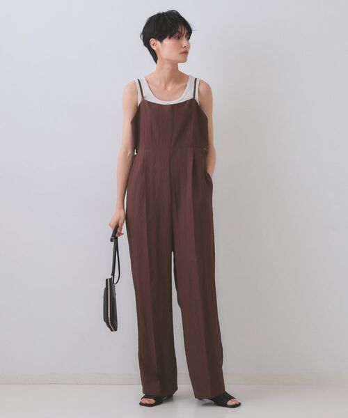 OPAQUE.CLIP / オペーク ドット クリップ サロペット・オールインワン | 《STORY掲載》サイドオープンカットサロペット【洗える】 | 詳細5