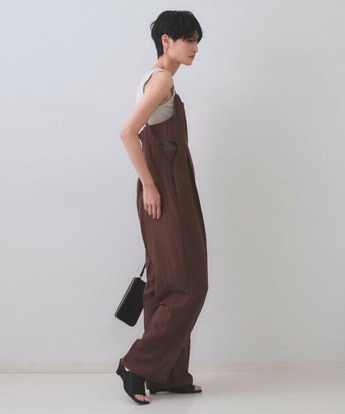 OPAQUE.CLIP / オペーク ドット クリップ サロペット・オールインワン | 《STORY掲載》サイドオープンカットサロペット【洗える】 | 詳細6