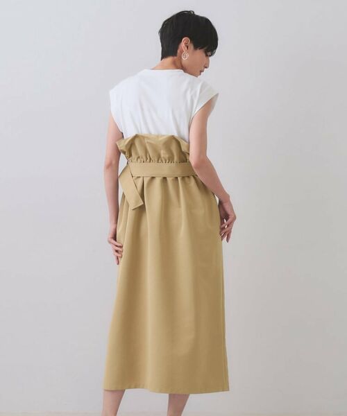 OPAQUE.CLIP / オペーク ドット クリップ ロング・マキシ丈ワンピース | トレンチ風ベアドッキングワンピース【洗濯機洗い可】 | 詳細11