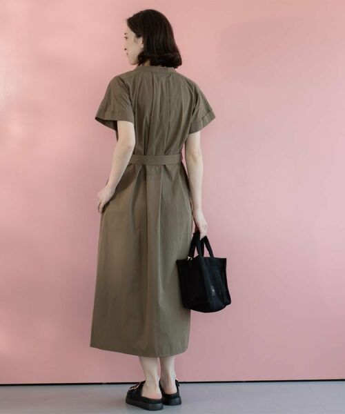 OPAQUE.CLIP / オペーク ドット クリップ ロング・マキシ丈ワンピース | ダブルポケットシャツワンピース【洗濯機洗い可】 | 詳細12