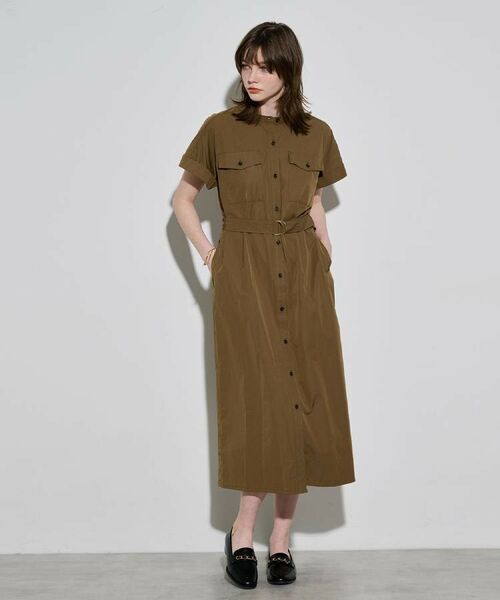 OPAQUE.CLIP / オペーク ドット クリップ ロング・マキシ丈ワンピース | ダブルポケットシャツワンピース【洗濯機洗い可】 | 詳細22