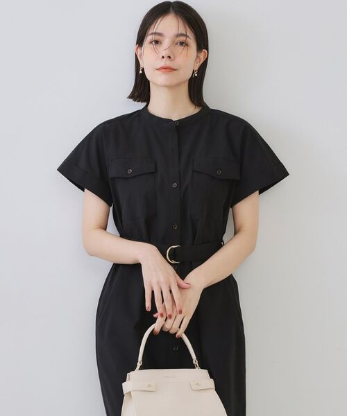 OPAQUE.CLIP / オペーク ドット クリップ ロング・マキシ丈ワンピース | ダブルポケットシャツワンピース【洗濯機洗い可】 | 詳細24