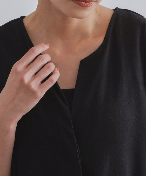 OPAQUE.CLIP / オペーク ドット クリップ サロペット・オールインワン | 《Can Cam掲載》麻混ベルト付きオールインワン【洗濯機洗い可】 | 詳細12