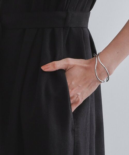 OPAQUE.CLIP / オペーク ドット クリップ サロペット・オールインワン | 《Can Cam掲載》麻混ベルト付きオールインワン【洗濯機洗い可】 | 詳細16