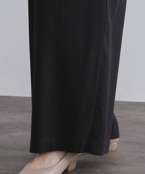 OPAQUE.CLIP / オペーク ドット クリップ サロペット・オールインワン | 《Can Cam掲載》麻混ベルト付きオールインワン【洗濯機洗い可】 | 詳細17