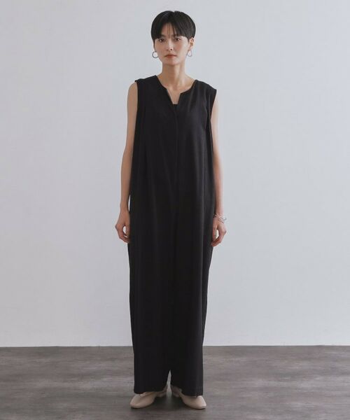 OPAQUE.CLIP / オペーク ドット クリップ サロペット・オールインワン | 《Can Cam掲載》麻混ベルト付きオールインワン【洗濯機洗い可】 | 詳細18