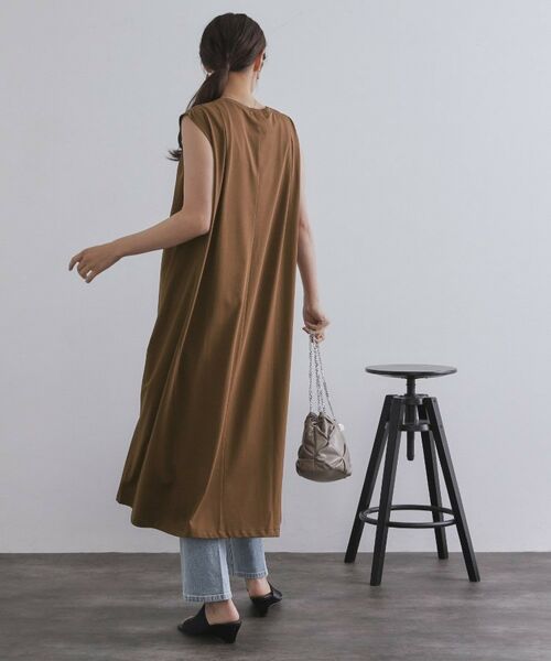 OPAQUE.CLIP / オペーク ドット クリップ ロング・マキシ丈ワンピース | カットソーフレアワンピース【接触冷感/洗濯機洗い可】 | 詳細7