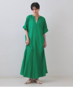 【新品未使用】Lサイズ　レディースワンピース　OPAQUE.CLIP NAVY ◇ティアードフリルワンピース【OPAQUE．CLIP NAVY/WEB限定