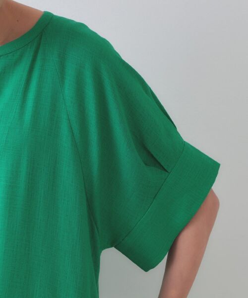 OPAQUE.CLIP / オペーク ドット クリップ ロング・マキシ丈ワンピース | レーヨン麻キーネックワンピース【洗える】 | 詳細17