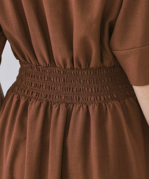 OPAQUE.CLIP / オペーク ドット クリップ ロング・マキシ丈ワンピース | リネンライクスキッパーフィット＆フレアワンピース【洗濯機洗い可】 | 詳細22