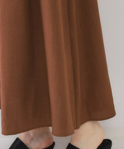 OPAQUE.CLIP / オペーク ドット クリップ ロング・マキシ丈ワンピース | リネンライクスキッパーフィット＆フレアワンピース【洗濯機洗い可】 | 詳細24