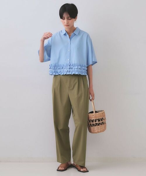 OPAQUE.CLIP / オペーク ドット クリップ パンツ | カーブタックパンツ【洗濯機洗い可】 | 詳細2