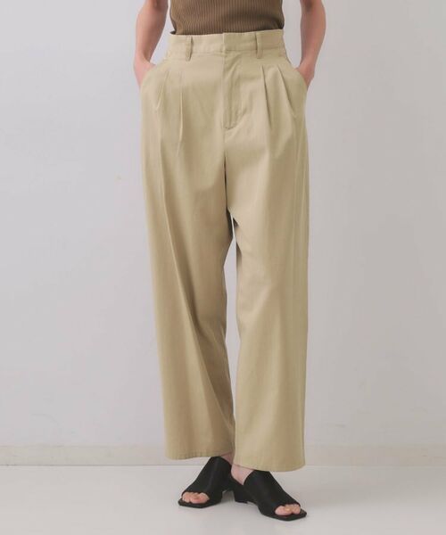 OPAQUE.CLIP / オペーク ドット クリップ パンツ | カーブタックパンツ【洗濯機洗い可】 | 詳細9