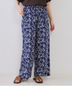 OPAQUE.CLIP / オペーク ドット クリップ パンツ | 幾何柄プリントイージーワイドパンツ/セットアップ対応【洗える】