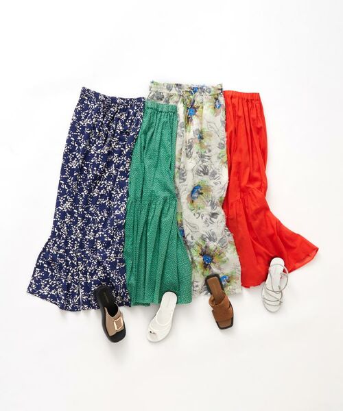 OPAQUE.CLIP / オペーク ドット クリップ パンツ | 幾何柄プリントイージーワイドパンツ/セットアップ対応【洗える】 | 詳細16