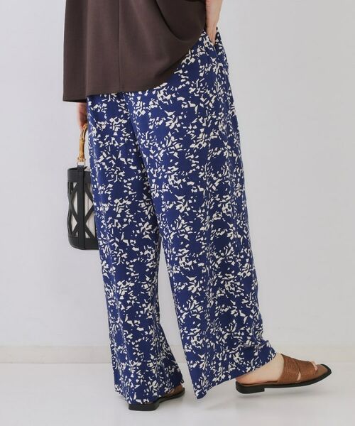 OPAQUE.CLIP / オペーク ドット クリップ パンツ | 幾何柄プリントイージーワイドパンツ/セットアップ対応【洗える】 | 詳細5