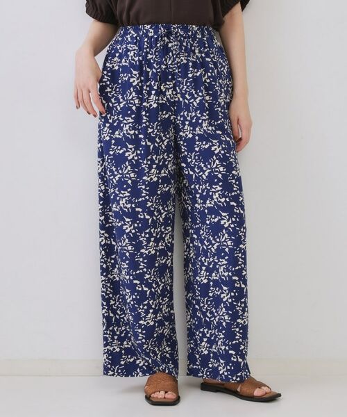 OPAQUE.CLIP / オペーク ドット クリップ パンツ | 幾何柄プリントイージーワイドパンツ/セットアップ対応【洗える】 | 詳細9