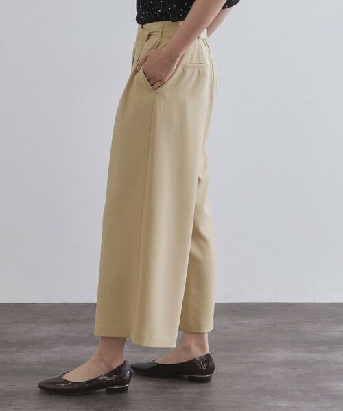 OPAQUE.CLIP / オペーク ドット クリップ ショート・ハーフ・半端丈パンツ | サッシュリボン付きラップデザインパンツ【洗濯機洗い可】 | 詳細14