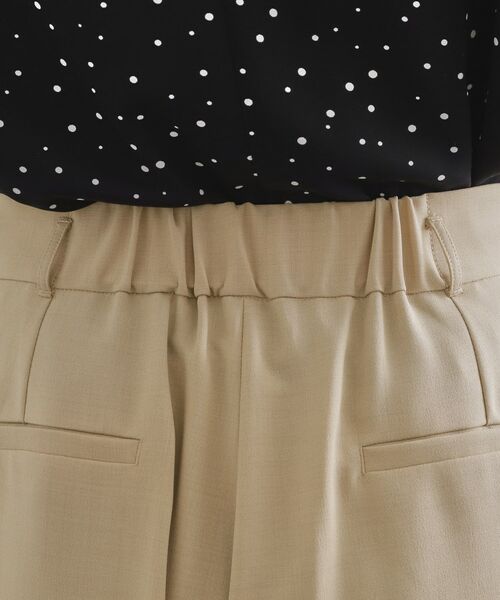OPAQUE.CLIP / オペーク ドット クリップ ショート・ハーフ・半端丈パンツ | サッシュリボン付きラップデザインパンツ【洗濯機洗い可】 | 詳細17