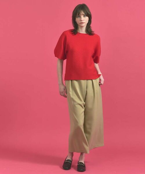 OPAQUE.CLIP / オペーク ドット クリップ ショート・ハーフ・半端丈パンツ | サッシュリボン付きラップデザインパンツ【洗濯機洗い可】 | 詳細21