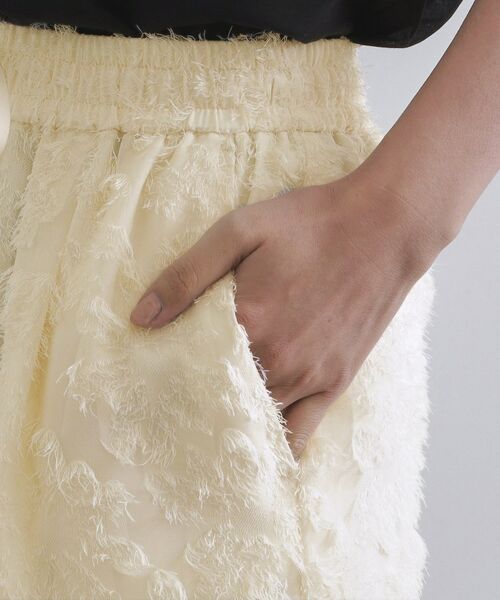 OPAQUE.CLIP / オペーク ドット クリップ パンツ | フリンジジャカードイージーパンツ【洗濯機洗い可】 | 詳細14