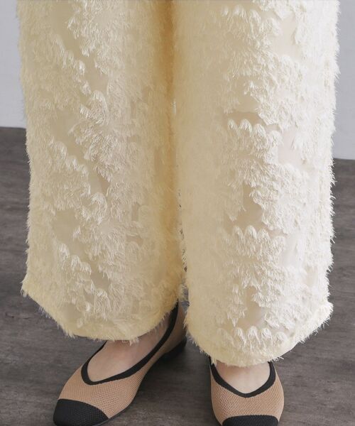 OPAQUE.CLIP / オペーク ドット クリップ パンツ | フリンジジャカードイージーパンツ【洗濯機洗い可】 | 詳細15