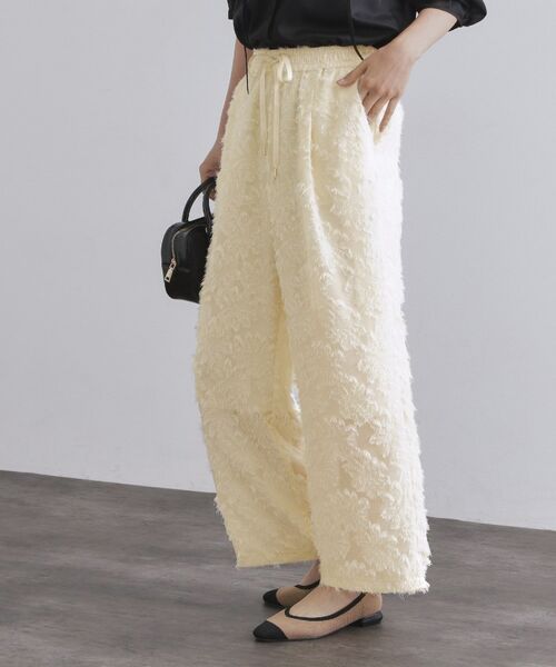 OPAQUE.CLIP / オペーク ドット クリップ パンツ | フリンジジャカードイージーパンツ【洗濯機洗い可】 | 詳細5