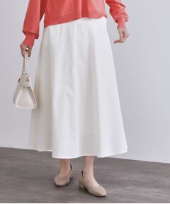 OPAQUE.CLIP / オペーク ドット クリップ ロング・マキシ丈スカート | コットンライクフレアスカート【洗濯機洗い可】