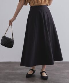 OPAQUE.CLIP / オペーク ドット クリップ ロング・マキシ丈スカート | コットンライクフレアスカート【洗濯機洗い可】