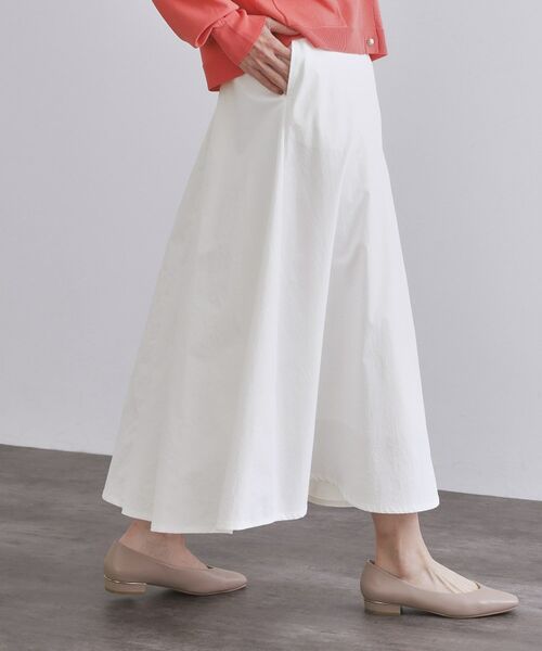 OPAQUE.CLIP / オペーク ドット クリップ ロング・マキシ丈スカート | コットンライクフレアスカート【洗濯機洗い可】 | 詳細1