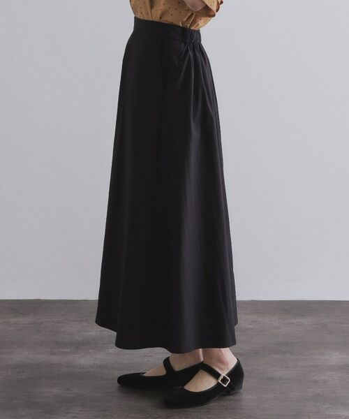 OPAQUE.CLIP / オペーク ドット クリップ ロング・マキシ丈スカート | コットンライクフレアスカート【洗濯機洗い可】 | 詳細10