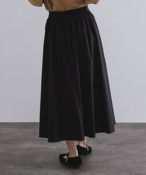 OPAQUE.CLIP / オペーク ドット クリップ ロング・マキシ丈スカート | コットンライクフレアスカート【洗濯機洗い可】 | 詳細11